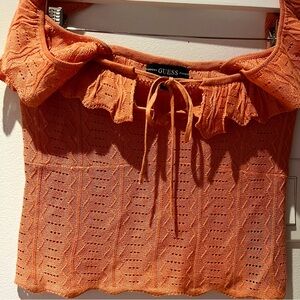 Guess sleeveless crop top